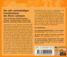 Horst Giese: Die sehr merkwürdigen Jazzabenteur des Herrn Lehmann, CD