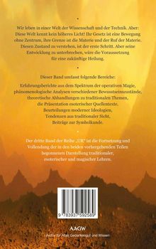 Texte über Wissenschaft und Technik, esoterische Themen und die Fortsetzung der „UR“-Reihe auf orangefarbenem Hintergrund.