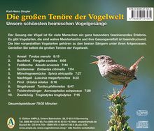 Karl-Heinz Dingler: Die großen Tenöre der Vogelwelt, CD