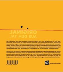 ORIGINAL AUS DEM TAL. Verlag Edition Köndgen. Gelber Hintergrund mit Text über Erfindungen aus dem Wuppertal.