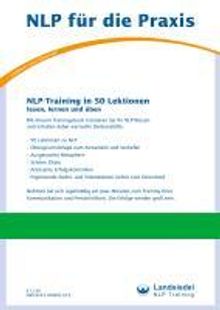 Stephan Landsiedel: Landsiedel, S: NLP-Training in 50 Lektionen, Buch