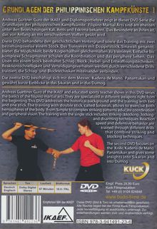 Basics of Filipino Martial Arts - Kali Arnis Eskrima 1, DVD