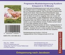 Progressive Muskelentspannung Kurzform - Entspannt in 10 Minuten, CD