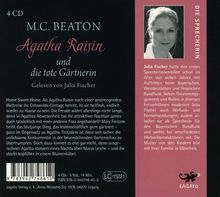 M. C. Beaton: Agatha Raisin 03 und die tote Gärtnerin, 4 CDs