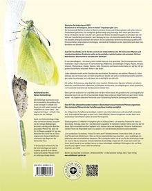Deutscher Gartenbuchpreis 2025: Bestes Buch in "Tiere im Garten". Metamorphose des Kleinen Kohlweißlings. Etwa 90 % der Insekten. Logo von wildbienen-garten.de.