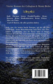 Oben steht: "Vierter Roman der Callaghan & Monty Reihe". Unten eine Küstenlandschaft bei Nacht mit Vollmond.