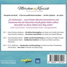 Märchen-Klassik für kleine Hörer - 6 Hörspiele mit klassischer Musik (Die Zeit-Edition), 3 CDs