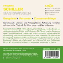 Bert Alexander Petzold: Friedrich Schiller-Basiswissen, 2 CDs