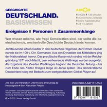 Geschichte Deutschlands-Basiswissen, 2 CDs