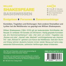 William Shakespeare - Basiswissen, 2 CDs