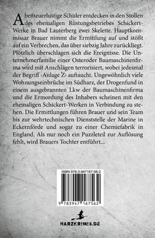 Hans-Joachim Wildner: Anlage Z, Buch