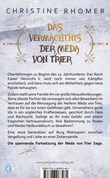 Christine Rhömer: Das Vermächtnis der Meda von Trier, Buch