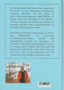 Armin König: Mutiger Protest gegen radikale Populisten, Buch