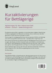 Antje Böttcher-Kiefer: Kurzaktivierungen für Bettlägerige, Buch