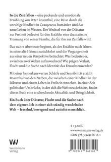 Peter Rosenthal: In die Zeit fallen, Buch