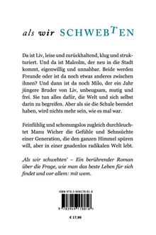 Manuela Wicher: Als wir schwebten, Buch