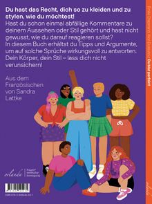Titel: "Du hast das Recht, dich so zu kleiden und zu stylen, wie du möchtest!" Darunter diverse Personen in bunter Kleidung.