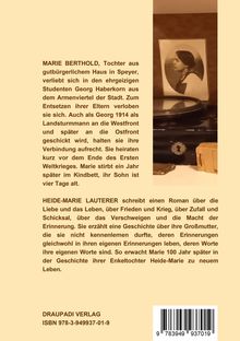 Heide-Marie Lauterer: Das zweite Leben, Buch