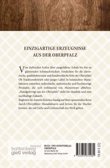 Kristina Sandig: Manufakturen in der Oberpfalz, Buch