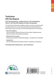 Kurt Guth: Testtrainer LPA-Test Bayern, Buch