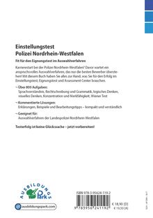 Kurt Guth: Einstellungstest Polizei NRW, Buch