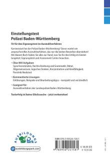Kurt Guth: Einstellungstest Polizei Baden-Württemberg, Buch