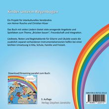 Christian Hüser: Kinder unterm Regenbogen - Neue Kinderlieder zum Brücken bauen, Buch