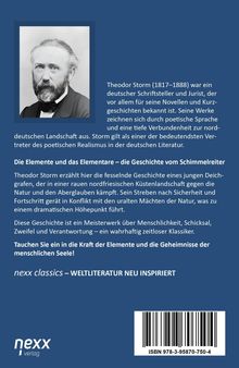 Theodor Storm (1817–1888), deutscher Schriftsteller; bekannt für poetischen Realismus. Enthält Porträtfoto von Storm.