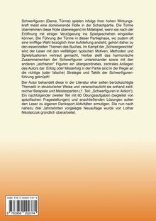 Text über die Rolle von Schwerfiguren im Schachspiel. ISBN 978-3-95920-237-4. Hintergrund in hellen Farbtönen.