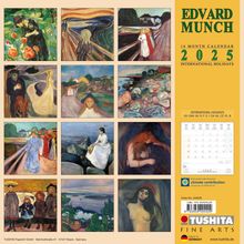 Edvard Munch 2025, Kalender