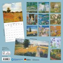 Claude Monet 2025, Kalender