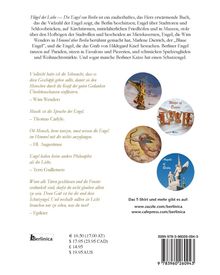 Verschiedene Zitate über Engel, darunter von Wim Wenders und Thomas Carlyle. Kreisrunde Engelsbilder, darunter "Angels of Berlin". Links Buchpreis, unten Webseiten.