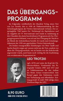 Leo Trotzki: Das Übergangsprogramm, Buch
