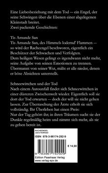 RACHEENGEL – ISBN 978-3-96174-292-9 – € 14,90. Edition Paashaas Verlag. Zwei packende Geschichten über Liebe und Tod.