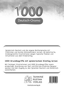 Tahmine und Rostam: Meine ersten 1000 Wörter Bildwörterbuch Deutsch-Oromo, Tahmine und Rustam Verlag, Buch