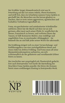 Fjodor M. Dostojewski: Das Gut Stepantschikowo und seine Bewohner, Buch