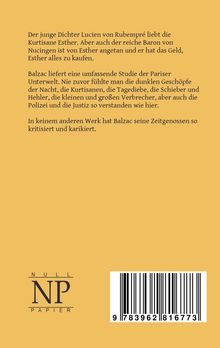 Honoré de Balzac: Glanz und Elend der Kurtisanen, Buch