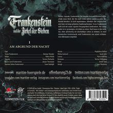 Frankenstein und der Zirkel der Sieben (01) Am Abgrund der Nacht, CD