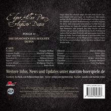 Edgar Allan Poe &amp; Auguste Dupin (11) Die Dämonen des Auguste Dupin, CD