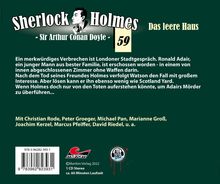 Sir Arthur Conan Doyle: Sherlock Holmes (59) Das leere Haus, CD