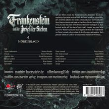 Frankenstein und der Zirkel der Sieben (06) Mörderjagd, CD