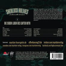 Sherlock Holmes, Sonderermittler der Krone (08) Die sieben Leben des Carter Roth, CD