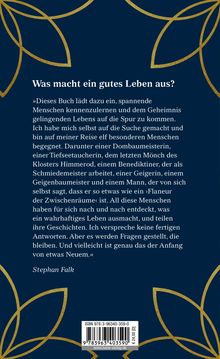 Im Zentrum ein Text mit dem Titel: „Was macht ein gutes Leben aus?“, darunter eine Beschreibung des Inhalts.