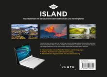 Island - KUNTH Tischkalender 2025, Kalender