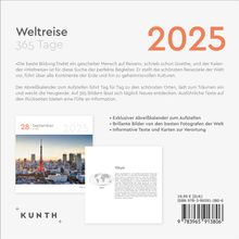 Weltreise - KUNTH 365-Tage-Abreißkalender 2025, Kalender