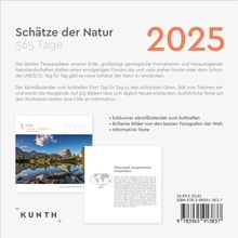 Schätze der Natur - KUNTH 365-Tage-Abreißkalender 2025, Kalender