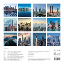 2027 Metropolen. Oberste Reihe: New York, Chicago, Dubai, Madrid. Mittlere: Shanghai, Los Angeles, Paris, Boston. Untere: Rio, Shenzhen, Seattle, Tokio.