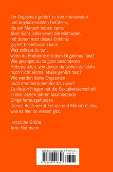 Arne Hoffmann: Orgasmus | Erotischer Ratgeber, Buch