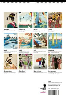 Japanische Kunst. Wandkalender 2025, Kalender