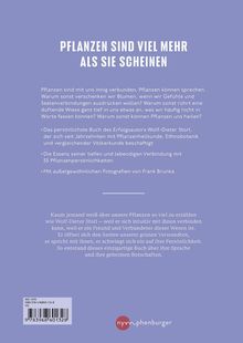 "PFLANZEN SIND VIEL MEHR ALS SIE SCHEINEN" steht oben. Beschreibung über Wolf-Dieter Storls Buch über Pflanzen und deren Geheimnisse. Unten ist ein Logo von nymphenburger.